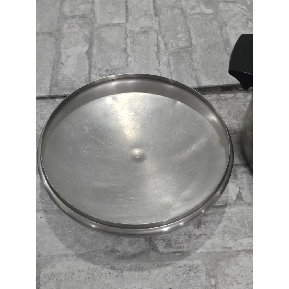VTG 4 Piece 1960s Revere‎ Ware 1801 Copper Bottom 6QT & 4 1/2QT Stock Pot w/lids